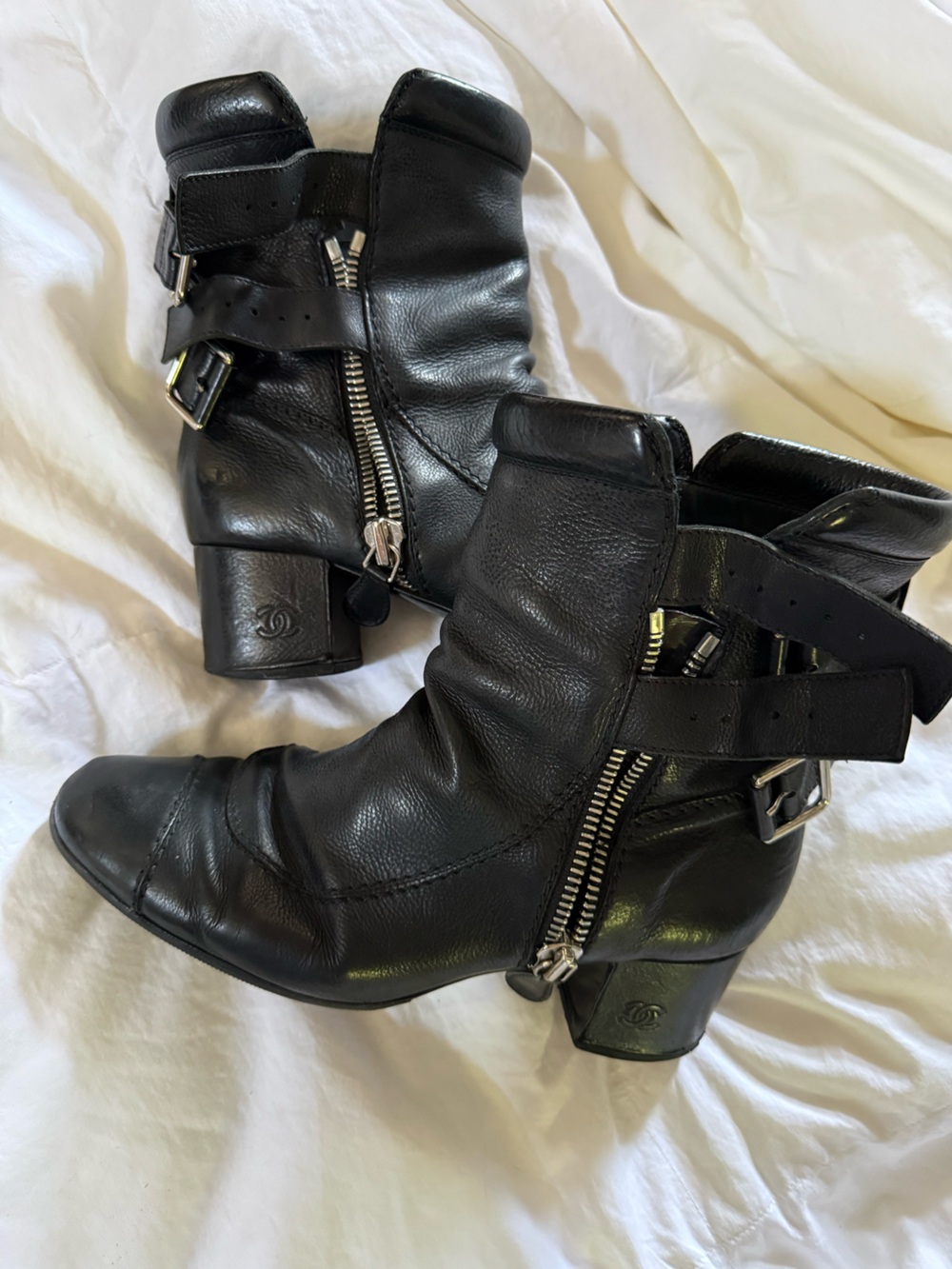Vintage Chanel boots